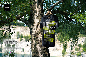Bella Canvas 3001 Tee Birch Mockup, a Shirt Mockup by creatsy5