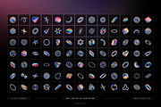 Iridescent Geometric 3D Shapes vol.2, an Object Graphic by Samolevsky (Thumbnail 23 of 23)