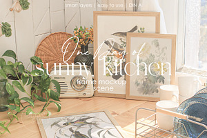 SUNNY KITCHEN Frame Mockup Set