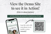 Wix Website Template | Eucalyptus, a Wix Template by Thirty One Palms Studio (Thumbnail 4 of 7)
