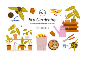 Eco Gardening. Composting.