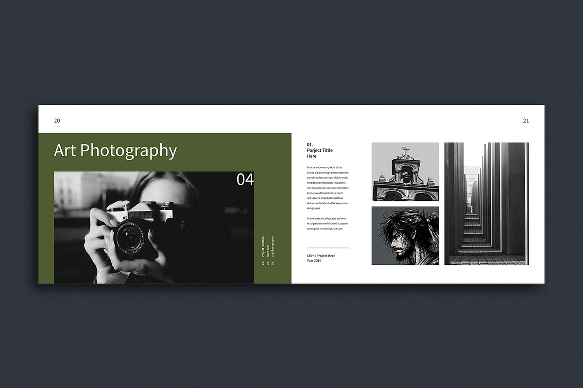 Minimal / Portfolio Template | Canva, a Brochure Template by ArtisticLand (Photo 5 of 9)