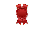 Wax Seal. Vector Set., an Object Graphic by Gomolach (Thumbnail 9 of 11)