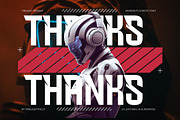 Chiteror Futuristic Display Font, a Sans Serif Font by timelesstype.co (Thumbnail 20 of 20)