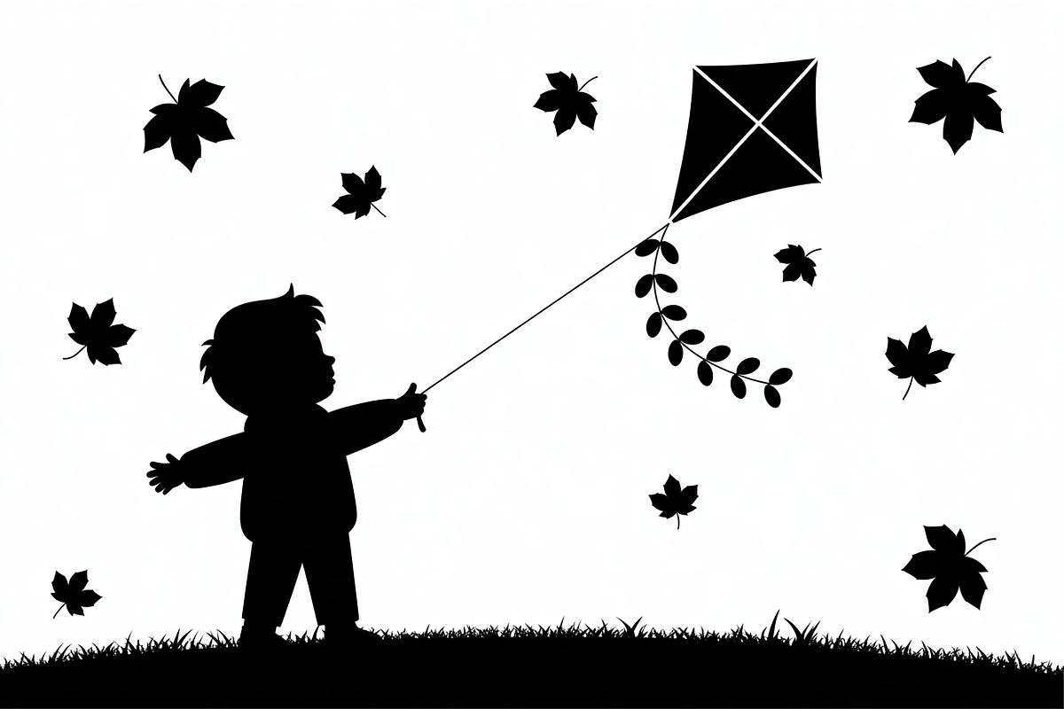 Kids Flying Kite Laser Cut Bundle, an Object Graphic by balal (Photo 7 of 11)