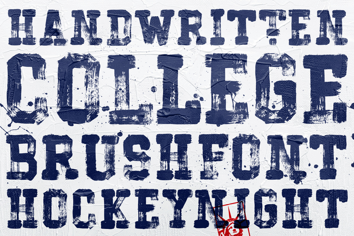 Hockeynight Serif Brush, a Font by XTOPH - Fonts (Photo 2 of 6)