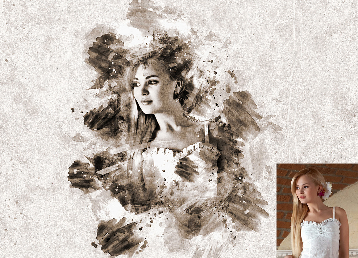 Watercolor Effect Photoshop Action B, an Action Add-On by Studio Retouch (Photo 20 of 28)