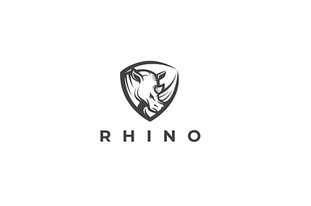 Rhino Shield Logo Design