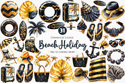 Beach Holiday PNG, an Illustration by SinaCreation (Thumbnail 1 of 5)