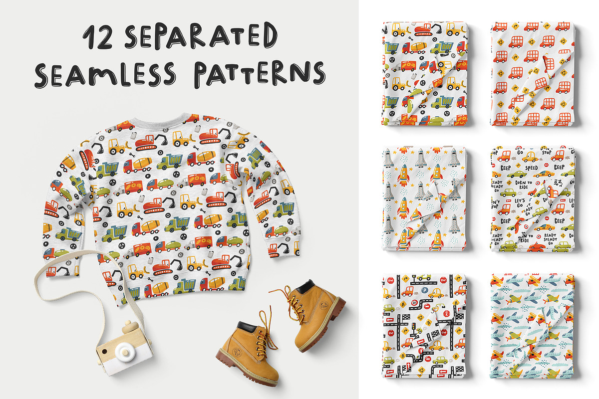 Kids transport collection, a Graphic by Murvin (Photo 9 of 15)