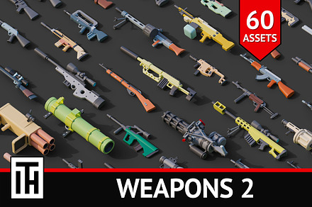 Weapons 2, an Object 3D Model by ithappy