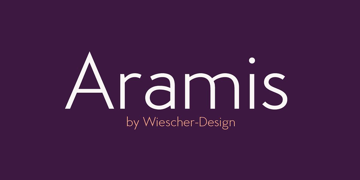 Aramis, a Sans Serif Font by Wiescher-Design (Photo 1 of 6)