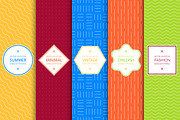 Color minimal seamless patterns, a Pattern Graphic by ExpressShop (Thumbnail 1 of 9)