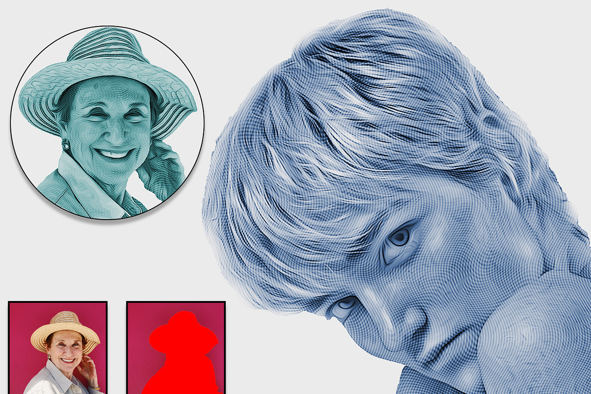 Engrave Photoshop Action, an Action Add-On by Studio Retouch (Photo 11 of 12)