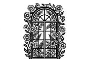 50 Floral French Window Ornament, a Decorative Illustration by Amazin_art (Thumbnail 9 of 44)