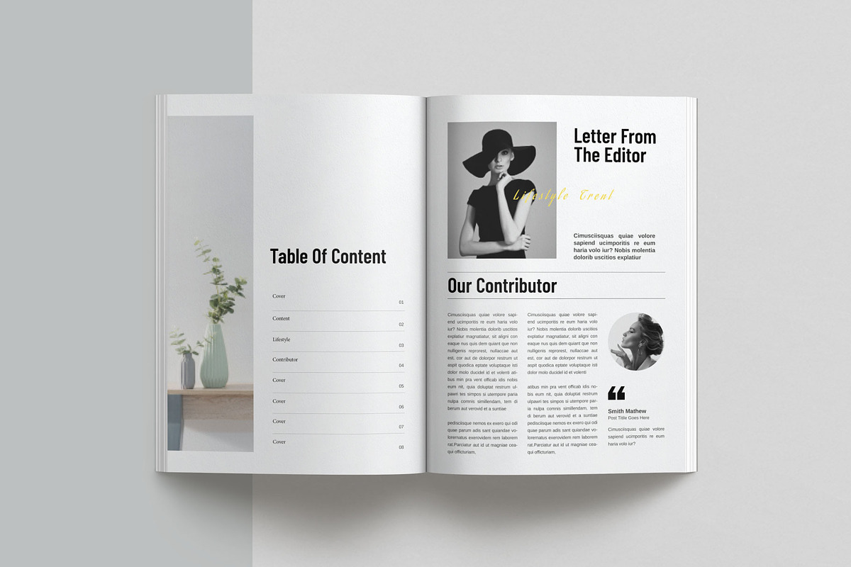 Lifestyle Trend Magazine, a Magazine Template by KreateTribe (Photo 2 of 7)