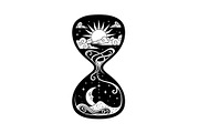 Celestial Sun Moon Hourglass Bundle, an Illustration by Gaye Art (Thumbnail 25 of 31)