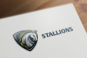 Stallions Logo, a Branding & Logo Template by VectorCrow (Thumbnail 1 of 2)