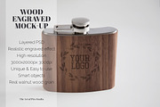 Wood Engraved Logo Mock-up, a Product Mockup by The Art of Pics (Thumbnail 2 of 2)
