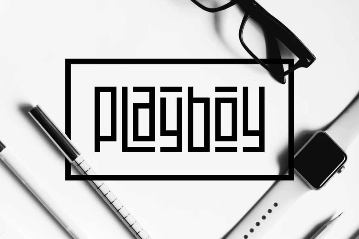 Playlines Typeface preview 4