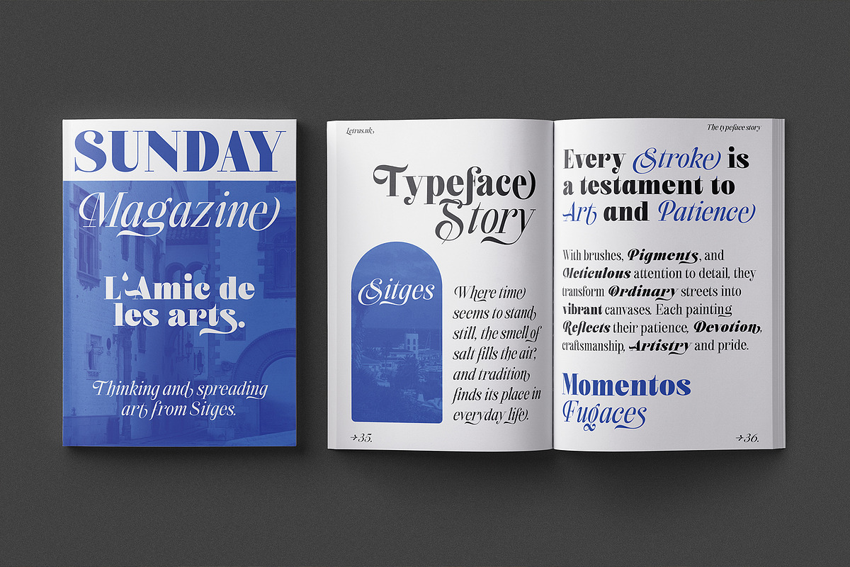 Sitges Typeface, a Serif Font by Alex_Camacho_Studio (Photo 8 of 10)