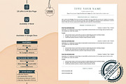 ATS Resume Template, Editable word, a Resume Template by Design_Xlab (Thumbnail 1 of 10)