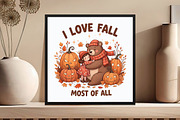 I Love Fall Most of All Png, an Illustration by DreamCafeArt (Thumbnail 2 of 7)
