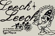 Leech TM – Romantic Script, a Script Font by Type Mania (Thumbnail 1 of 10)