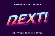 Bright 3D Future Text Effect, a Templates & Theme by studiogstock (Thumbnail 2 of 3)