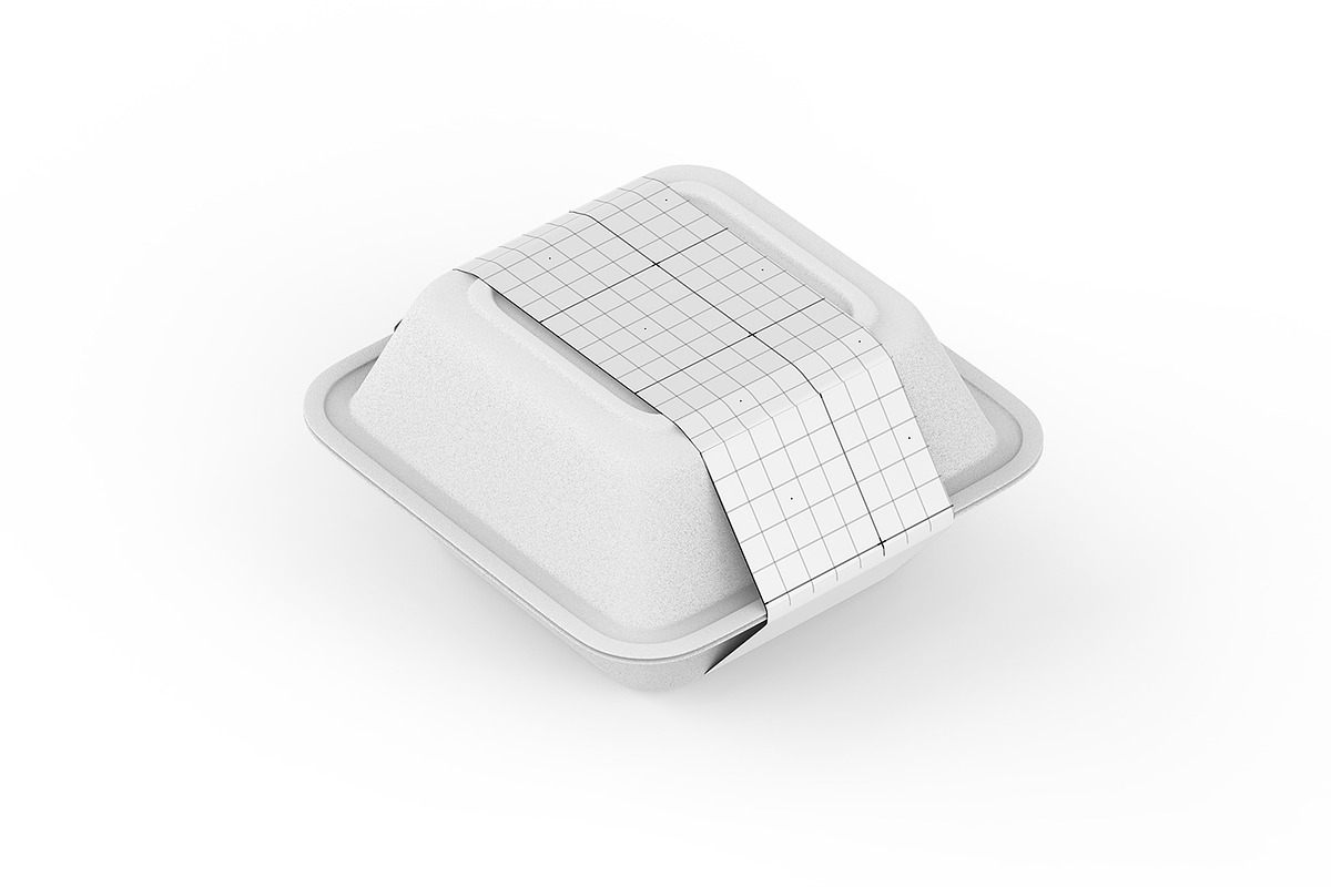 Takeout Kraft Container Mockup, a Packaging Mockup by Ram Studio LLC (Photo 16 of 16)