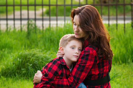 Mom with little son walking in park, a Person Photo by Elena Vagengeim