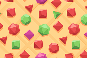 Seamless Dices Pattern
