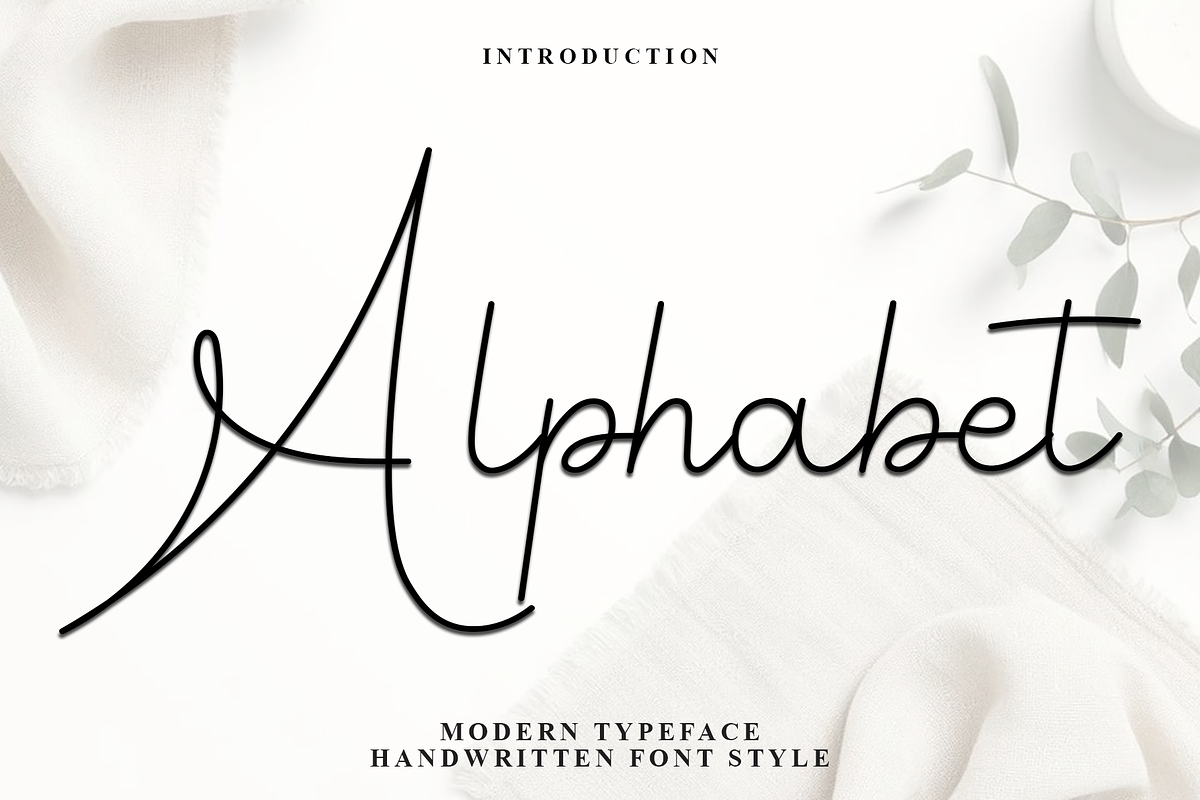 Alphabet, a Handwritten Font by InermediaSTUDIO (Photo 1 of 8)