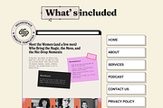 Squarespace Website template, a Squarespace Template by Ciel Lumiere (Thumbnail 2 of 8)