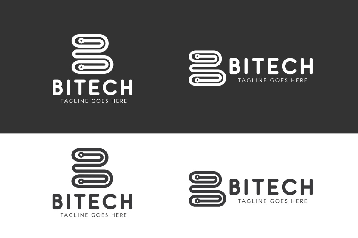 Bitech (Letter B) Logo Template, a Branding & Logo Template by dien96 (Photo 3 of 3)