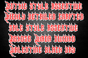 Wasted World Modern Blackletter, a Blackletter Font by Aditastudios (Thumbnail 3 of 5)