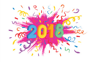 2018 Happy New Year Card