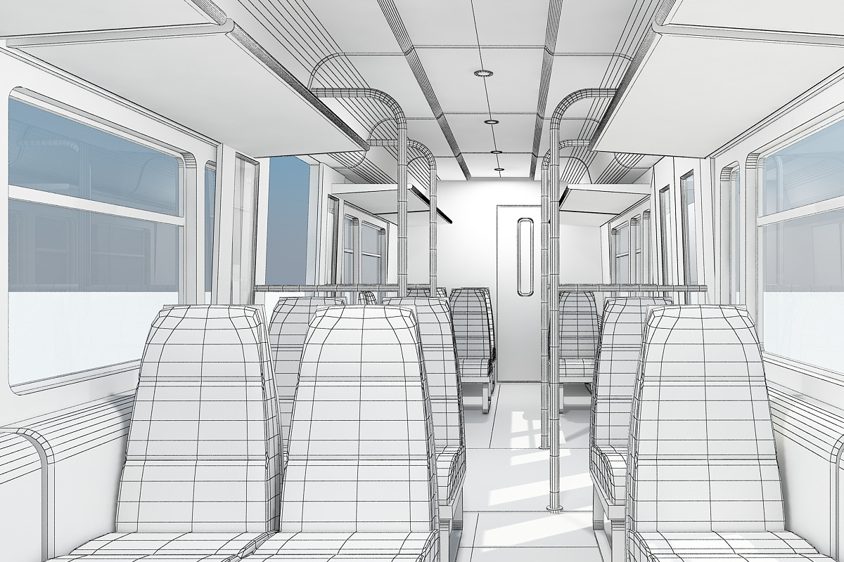 3D Train 05, a Cars & Vehicle 3D Model by Giimann (Photo 12 of 16)