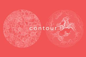 Contour Abstract Cartography