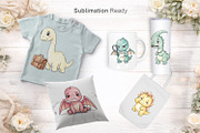 Funny Dino Sublimation PNG, an Illustration by Artnoy (Thumbnail 5 of 8)