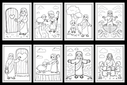 Bible Coloring Pages for Kids - KDP, a Decorative Illustration by Ink Gallery (Thumbnail 3 of 3)