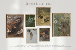 70 Bruno Liljefors Rare Paintings, an Animal Illustration by Digital Museum