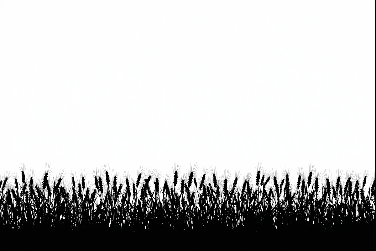 Farm Silhouette Wheat Clipart Set, an Illustration by BIPLOB EXPERT (Photo 4 of 9)