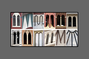 Alphabet Photography Letter M