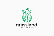 Grassland Logo Field Landscape Soil, a Branding & Logo Template by Signatoro (Thumbnail 1 of 2)