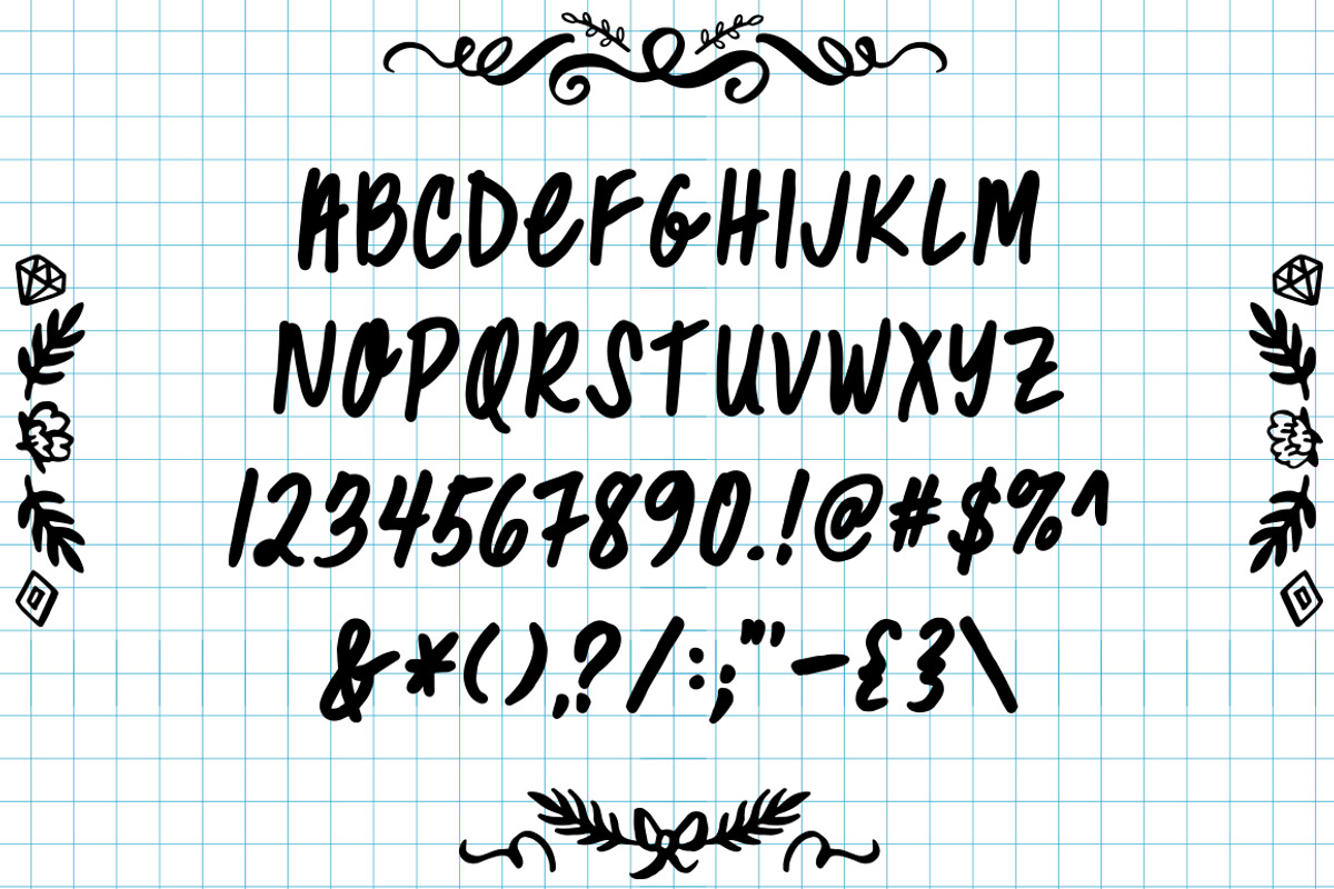 Kat Scratch Font preview 4