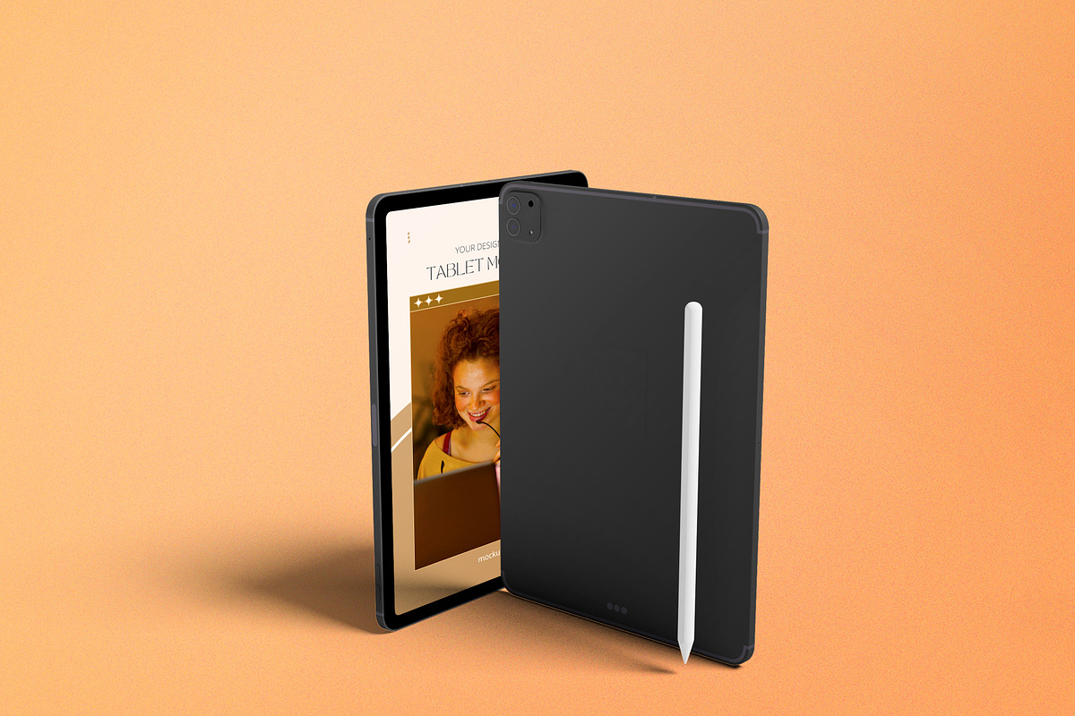 Tablet / iPad Pro Mockups, an iPad Mockup by 2M GRAPHICS DESIGN (Photo 4 of 12)