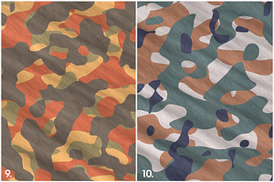 20 Camouflage Backgrounds Textures