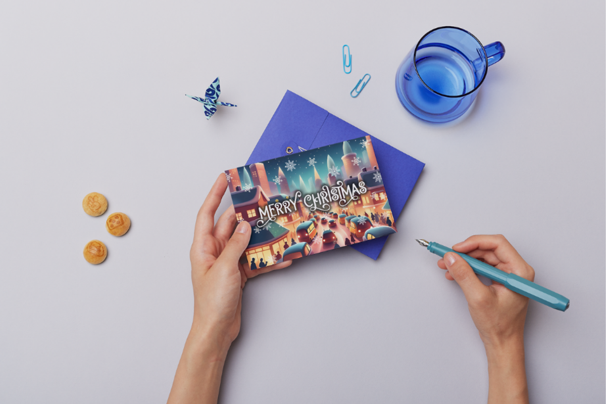 Christmas Card Design Bundle 16, a Card Template by Jay Major Designs (Photo 3 of 7)