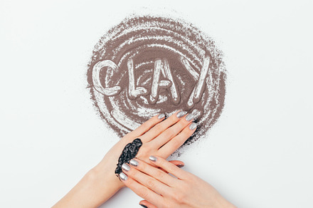 Top view female hands applying skin scrub, a Beauty & Fashion Photo by progressman